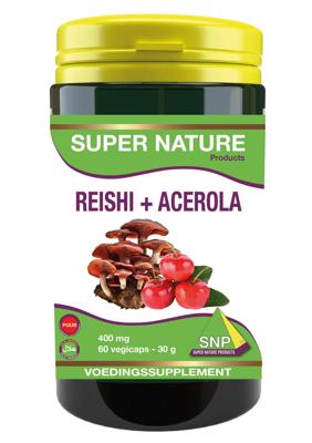 SNP Reishi acerola 400 mg puur 60 Capsules SNP Reishi acerola 400 mg puur 60 Capsules