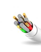 Dudao - USB naar Lighting iPhone oplader - 3A Fast charge oplaadkabel - Datakabel - 1 Meter - Wit - thumbnail