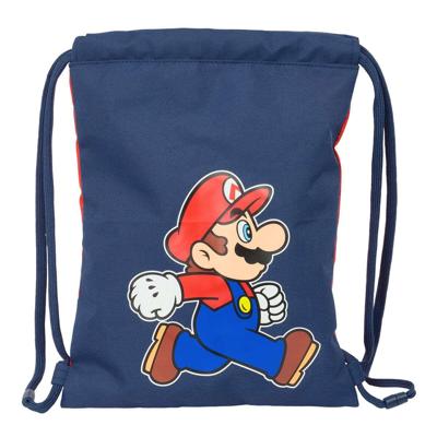 Rugtas met Koordjes Super Mario Trick Rood Donkerblauw 26 x 34 x 1 cm Rugtas met Koordjes Super Mario Trick Rood Donkerblauw 26 x 34 x 1 cm