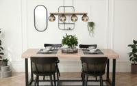 Globo Design hanglampConni hout 4-lichts - 15569-4H - thumbnail