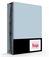 HIP Hoeslaken, Blauw - (180x220 cm) - Katoen Satijn - thumbnail
