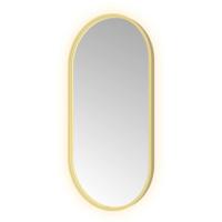 Hotbath &More Mirrors Oval LED Badkamerspiegel - Ovaal - 100 x 50 cm - Geborsteld Messing Pvd - thumbnail