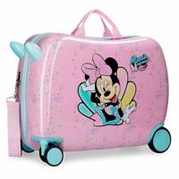 Disney Rolling Suitcase 4 Wheels Minnie Mouse Mermaid - thumbnail