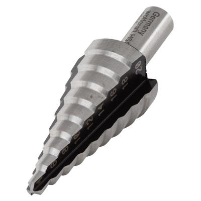 Wolfcraft hss-getrapte boor | 8mm | ø4-20mm | 1 stuk - 2515000 Wolfcraft hss-getrapte boor | 8mm | ø4-20mm | 1 stuk - 2515000