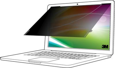 3M Bright Screen BP140W1B Privacyfolie Laptop 35,6 cm (14) Beeldverhouding: 16:10 7100288084 Universal