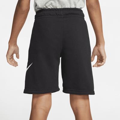 Nike sweatshort zwart/grijs/wit