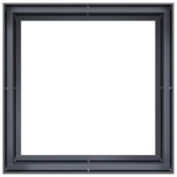 Plantenbak 100x100x80 cm staal antracietkleurig - thumbnail