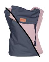 ByKay Draagtas Click Carrier Reversible Baby Steel Grey / Vintage Pink - thumbnail