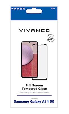 Vivanco Fullscreen tempered glass for Galaxy A14 5G