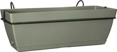 Easyday balkonbak smile curve set 50x18x27 cm olijf