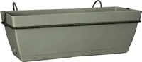 Easyday balkonbak smile curve set 50x18x27 cm olijf - thumbnail