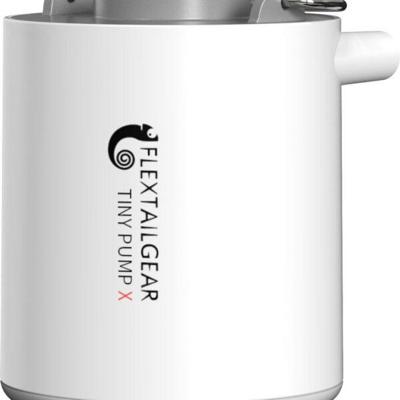 Flextail Gear luchtbed pomp Tiny Pump X - Oplaadbare luchtbedpomp - 400LM lantaarn - 3-in-1 - grijs