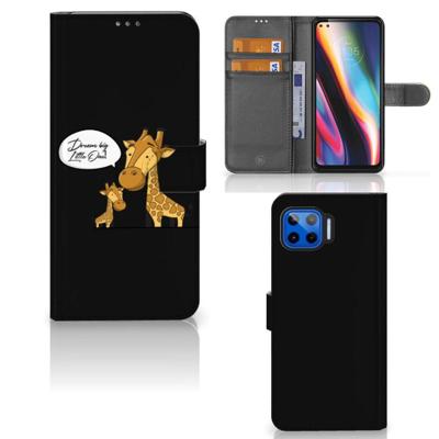 Motorola Moto G 5G Plus Leuk Hoesje Giraffe Motorola Moto G 5G Plus Leuk Hoesje Giraffe