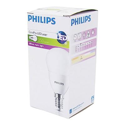Philips LED 31244900 LED-lamp Energielabel F (A - G) E14 Kogel 2.8 W = 25 W Warmwit (Ø x l) 35 mm x 106 mm 1 stuk(s)