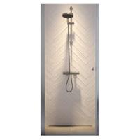 Sealskin Nisdeur Hooked Omkeerbaar 90x200 cm Zilver - thumbnail