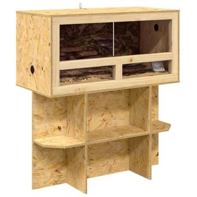 VidaXL Terrarium bruin 80 x 40 x 90 cm osb VidaXL Terrarium bruin 80 x 40 x 90 cm osb