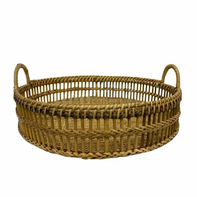 Dienblad Congo Rotan Ø42cm Dienblad Congo Rotan Ø42cm