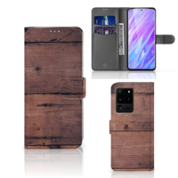 Samsung Galaxy S20 Ultra | Book Style Case | Old Wood - thumbnail