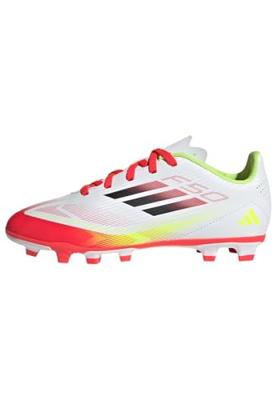 Kinder Voetbalschoenen Adidas F50 Club Fg/Mg Wit Schoenmaat 38 2/3