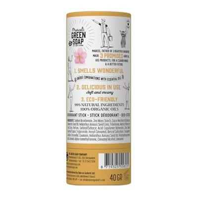 Marcel's Green Soap Deo stick 40gr - vanilla & cherry blosssom Marcel's Green Soap Deo stick 40gr - vanilla & cherry blosssom