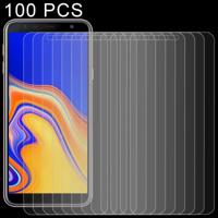 100 stuks 0 26 mm 9H oppervlaktehardheid 2.5D gebogen rand getemperd glas Film voor Galaxy J4 + / J6 PLUS - thumbnail