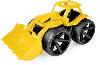 WADER Maximus kiepwagen of bulldozer (Laadwagen geel)
