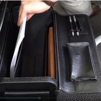 Alassio Pilotenkoffer Genova Imitatieleer Zwart - thumbnail