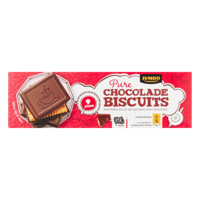 Jumbo Chocolade Biscuits Puur 9 Stuks 125 g - thumbnail