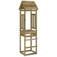 VidaXL Speeltoren 52,5x46,5x206,5 cm geïmpregneerd grenenhout - thumbnail