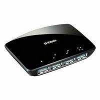 D-Link DUB-1340/E DUB-1340/E USB-hub 4 poorten USB-A USB 3.0 5 GBit/s Zwart - thumbnail