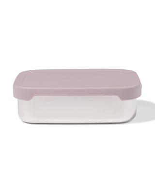 HEMA Lunchbox 14.3x18.9x5.8cm rvs donkerroze (donkerroze)