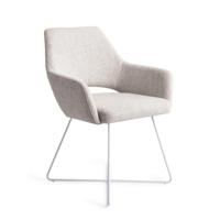 Jesper Home Eetkamerstoel 'Yanai' Cross White, kleur Pigeon - thumbnail