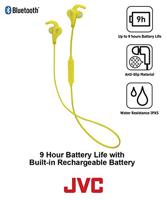 HA-ET50BT - In-ear hoofdtelefoons met micro - inwendig - bevestiging over het oor - Bluetooth - draadloos - geel - thumbnail