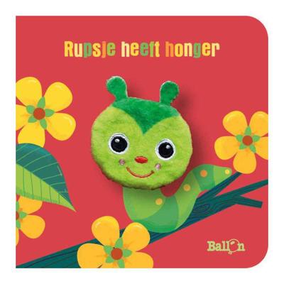 Standaard Uitgeverij Kartonboek met vingerpopje: rupsje heeft honger