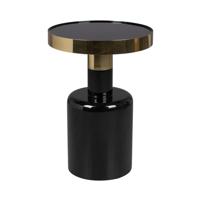 Zuiver Ronde Bijzettafel 'Glam' 36cm, kleur Zwart - thumbnail