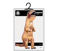 Opblaasbaar Dino Pak Volwassen T-Rex Bruin - thumbnail