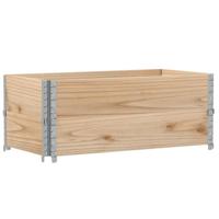 VidaXL Palletopzetranden 2 st 100x50 cm massief grenenhout - thumbnail