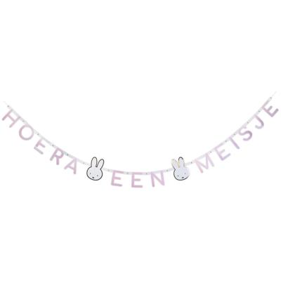 Letterslinger Nijntje &apos;Hoera Een Meisje&apos; (3m)