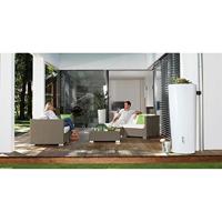 Garantia design regenton wit 350 liter met plantenbak - thumbnail