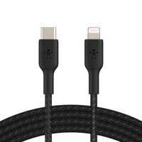 Belkin BOOSTCHARGE gevlochten USB-C naar Lightning kabel - thumbnail