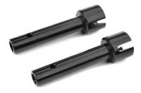 Team Corally - Drive Axle - Rear - Wide Hub - V2 - SP2 EXH Steel - 2 pcs (C-00180-368-2) - thumbnail