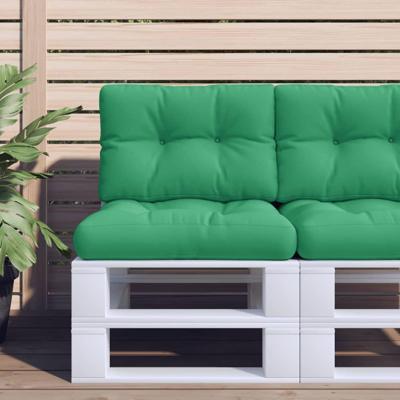 VidaXL Palletkussen 50x40x12 cm stof groen