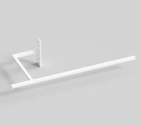 Vasco Niva S handdoekbeugel long tbv Niva S wit structuur 118371100000600 - thumbnail