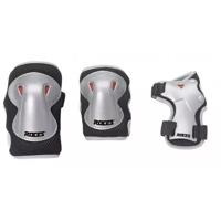 Roces - super skatebescherming 3-pack - kinderbescherming - grijs - maat m - thumbnail