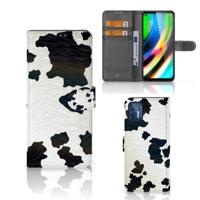 Motorola Moto G9 Plus | Telefoonhoesje | Met pasjeshouder | Koeienvlekken - thumbnail