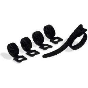 Durable Cavoline Grip Tie kabelbinder met klittenband, zwart, pak van 5 stuks