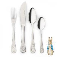 VAN KEMPEN EN BEGEER - Junior 18/10 - Kinderbestek Beatrix Potter 4-delig - thumbnail