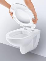 GROHE Bau wandcloset diepspoel spoelrandloos 36.8x53.1cm 6/3L wit 39427000 - thumbnail