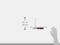 Bessey Spanelement | met variabel werkbereik max. 200 mm | voor borings-d. 16 mm | 1 stuk - TWV16-20-15-2K TWV16-20-15-2K - thumbnail