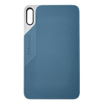Intenso TX100 500 GB Externe SSD harde schijf USB-C 3.2 Gen 1 Grijs-blauw 3826450 Intenso TX100 500 GB Externe SSD harde schijf USB-C 3.2 Gen 1 Grijs-blauw 3826450